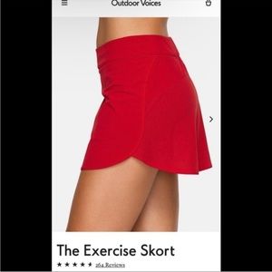 Outdoor Voices Exercise Short- Scarlett